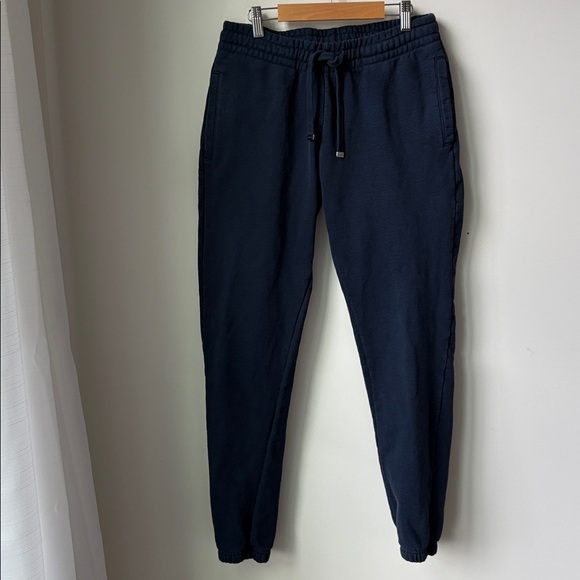TALENTLESS Pants - Talentless Heavyweight Sweatpants Joggers in Navy Zip Cell Pockets Comfy Size M